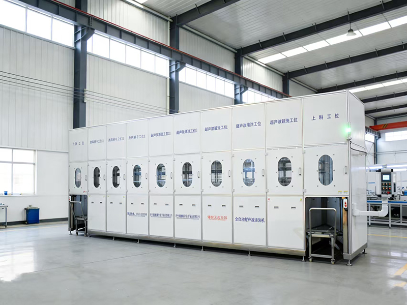 鋁件全自動(dòng)多工位超聲波清洗烘干線-(5)